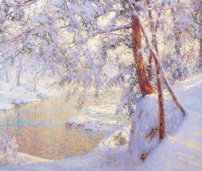 Palmer, Walter Launt Winter Light and Shadows Spain oil painting art